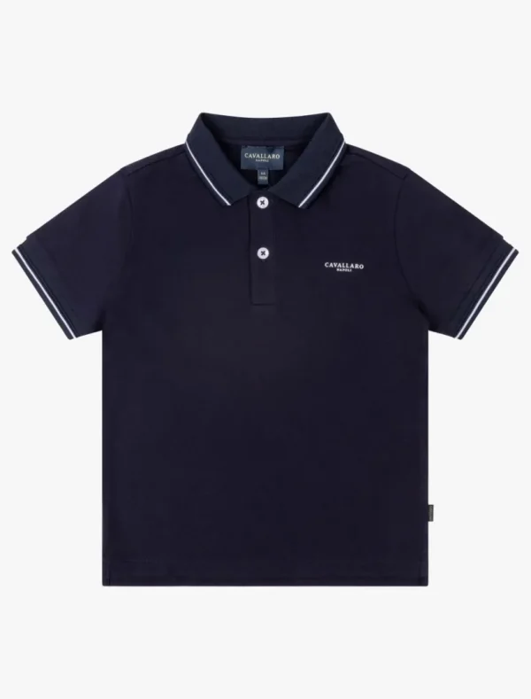 Best Sale Cavallaro Napoli Andrio Junior Polo Donkerblauw