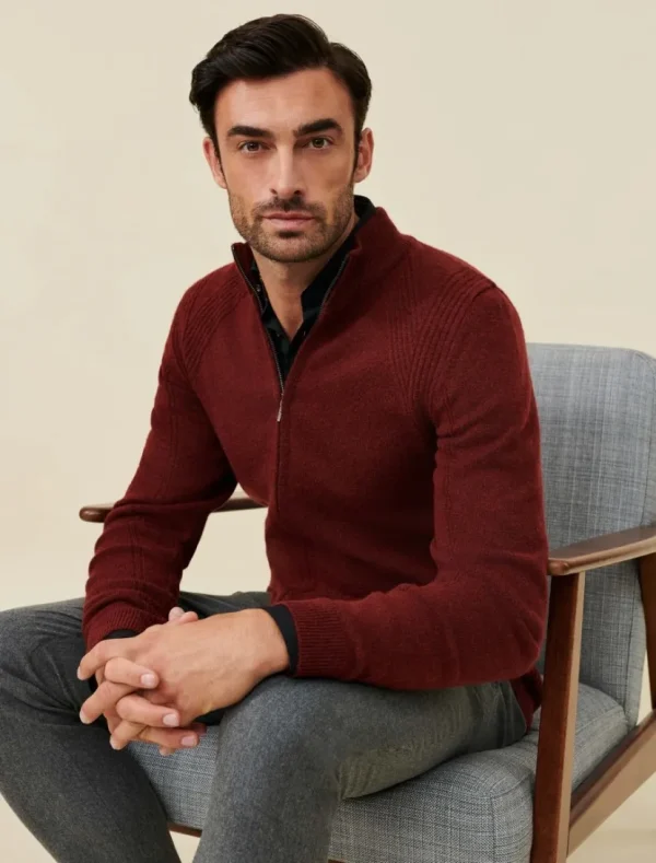 Clearance Cavallaro Napoli Balio Vest Donkerrood
