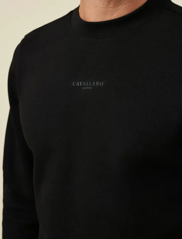 Flash Sale Cavallaro Napoli Bardino Sweater Zwart
