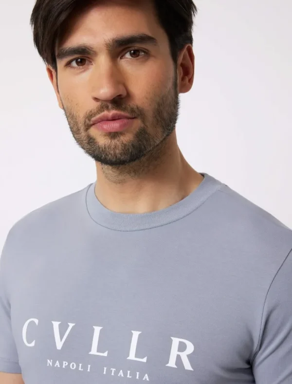 Cheap Cavallaro Napoli Bassario T-Shirt Blauw