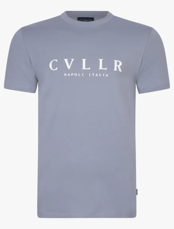 Cheap Cavallaro Napoli Bassario T-Shirt Blauw