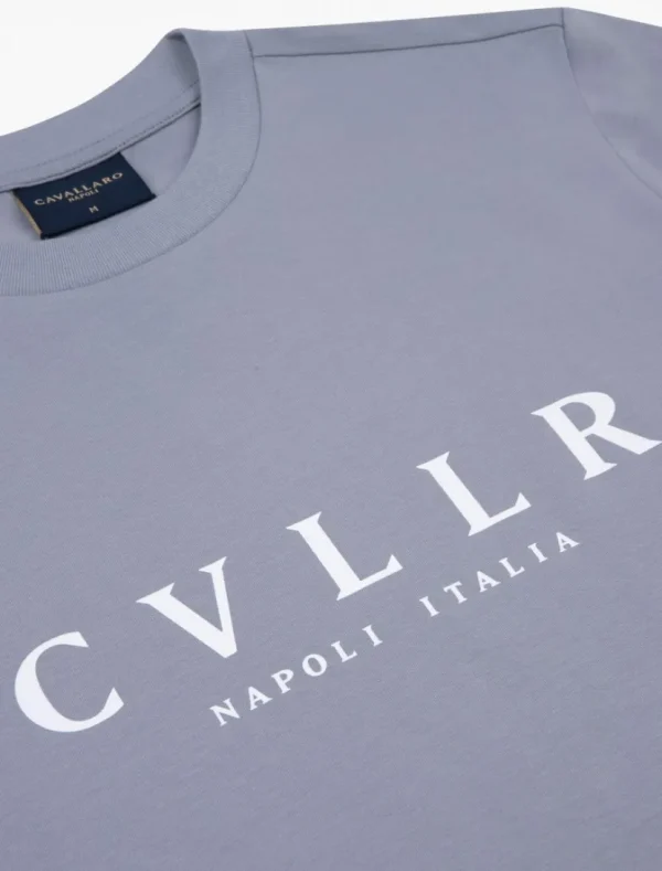 Cheap Cavallaro Napoli Bassario T-Shirt Blauw