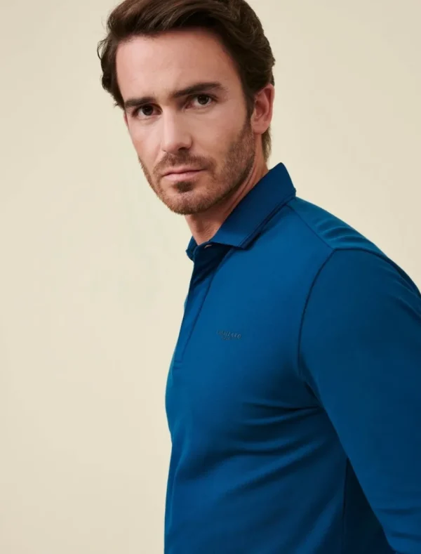 Cheap Cavallaro Napoli Basso Polo Petrol Blue