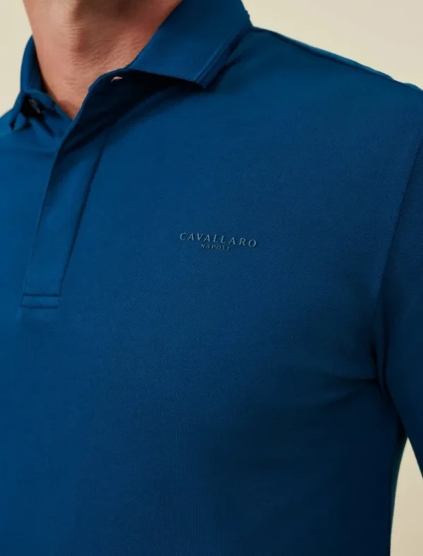 Cheap Cavallaro Napoli Basso Polo Petrol Blue