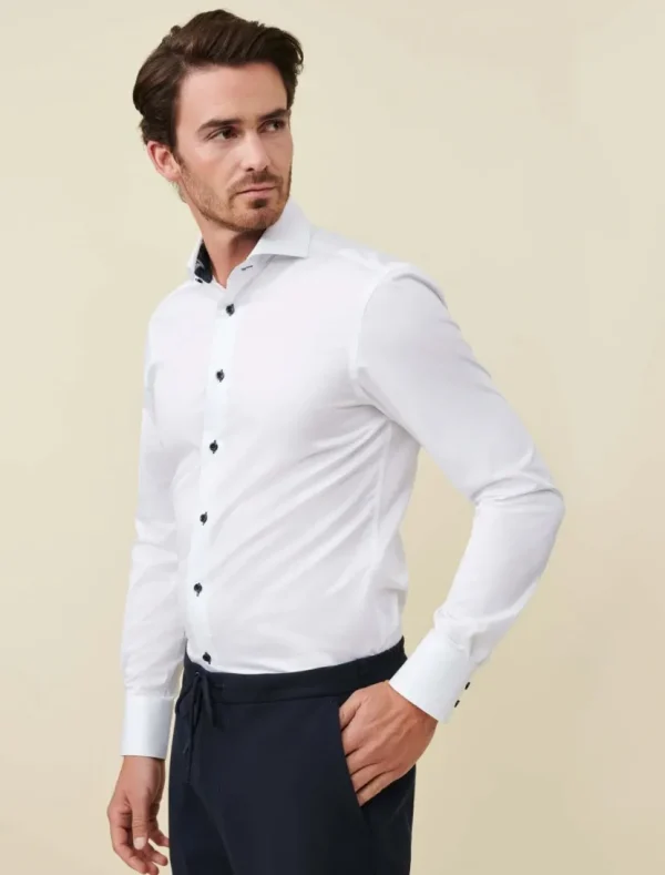 Best Sale Cavallaro Napoli Benito Overhemd Wit