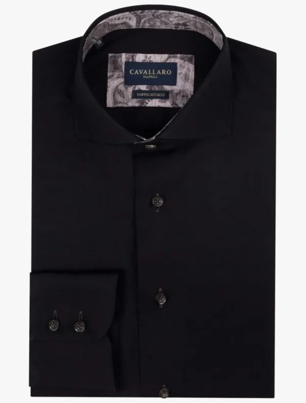 Best Sale Cavallaro Napoli Callisto Overhemd Zwart