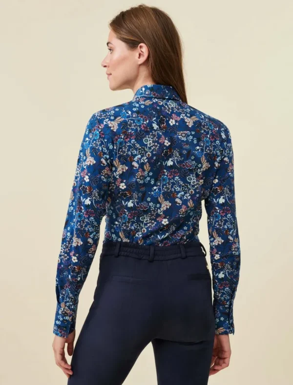 Cheap Cavallaro Napoli Camea Blouse Donkerblauw