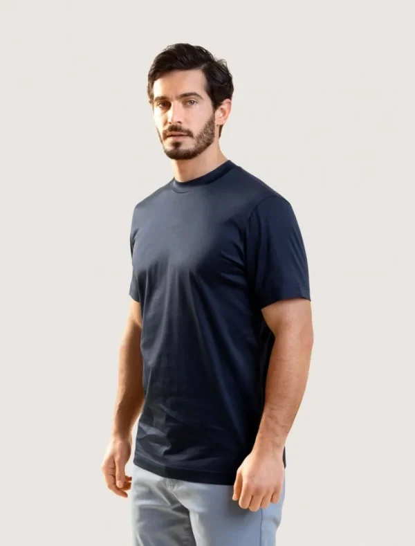Discount Cavallaro Napoli Chiavari T-Shirt Donkerblauw