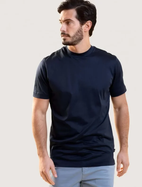 Discount Cavallaro Napoli Chiavari T-Shirt Donkerblauw