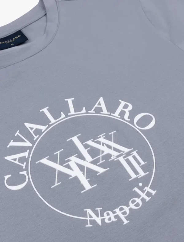 Discount Cavallaro Napoli Circolo T-Shirt Blauw