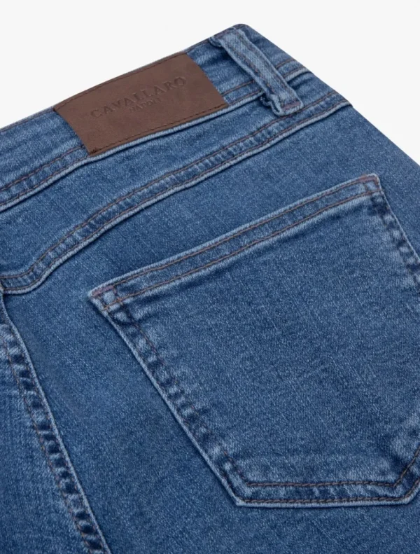 Sale Cavallaro Napoli Cisca Denim Jeans Blauw