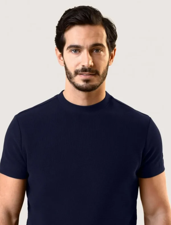 Discount Cavallaro Napoli Corato T-Shirt Donkerblauw