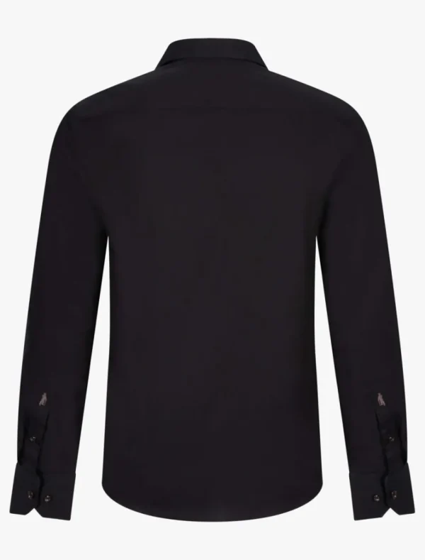Fashion Cavallaro Napoli Faustuo Overhemd Zwart