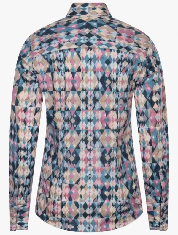 Hot Cavallaro Napoli Florenza Blouse Petrol / Pink