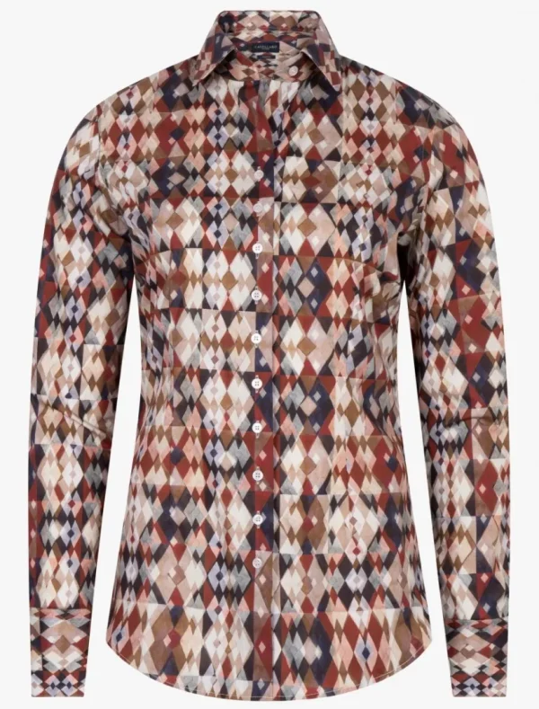 Cheap Cavallaro Napoli Florenza Blouse Donker Rood