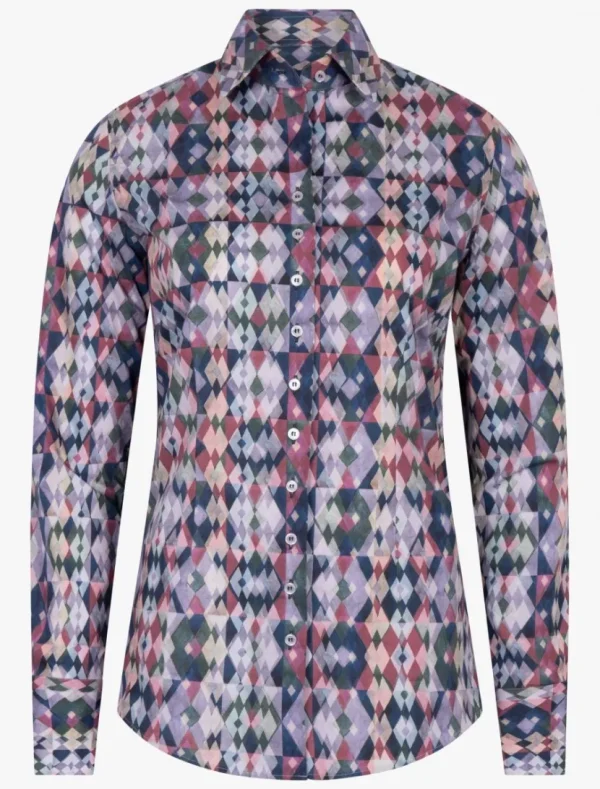 Cheap Cavallaro Napoli Florenza Blouse Dark Blue / Lilac