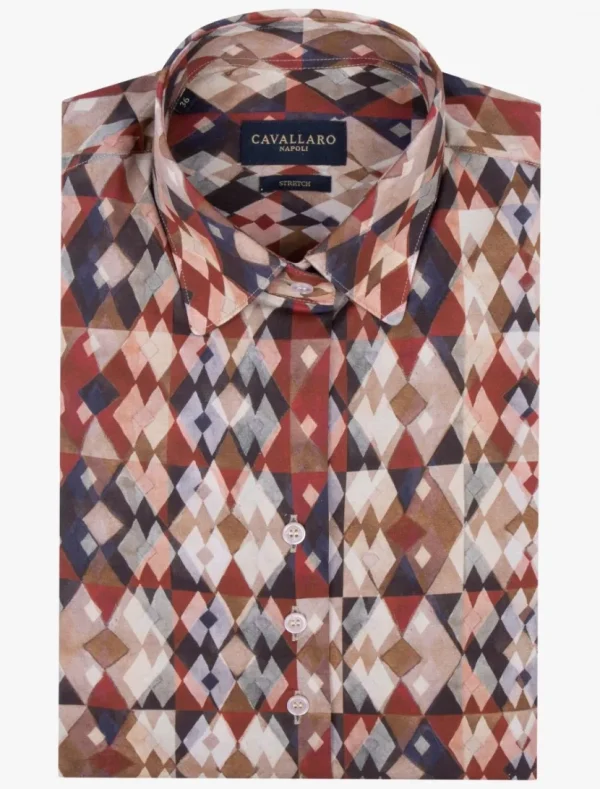 Cheap Cavallaro Napoli Florenza Blouse Donker Rood
