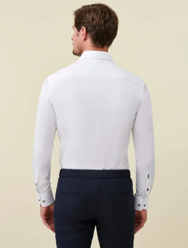 Discount Cavallaro Napoli Guerino Overhemd Wit