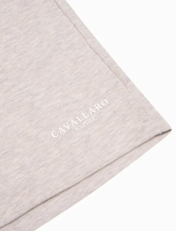 Shop Cavallaro Napoli Jovani Shorts Beige Melange