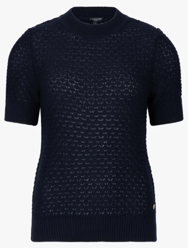 Discount Cavallaro Napoli Lauri Pullover Donkerblauw