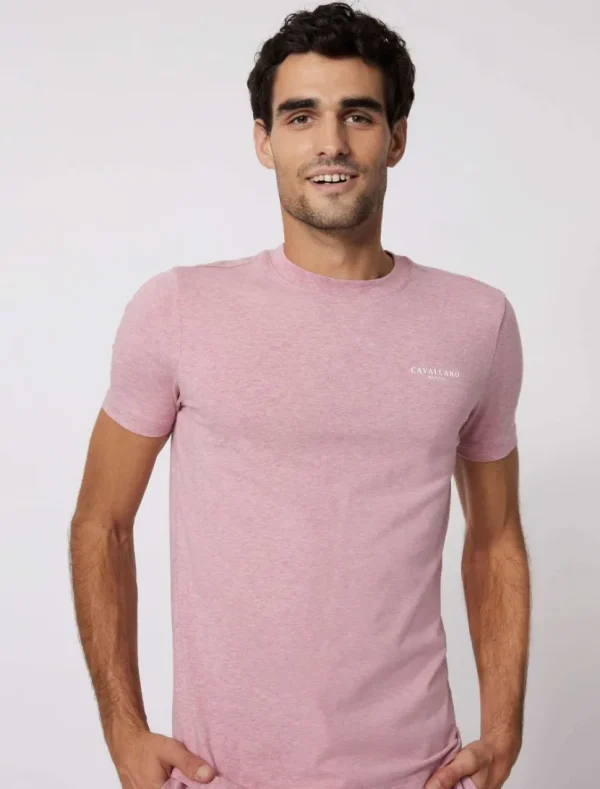 Online Cavallaro Napoli Lauro T-Shirt Roze Melange