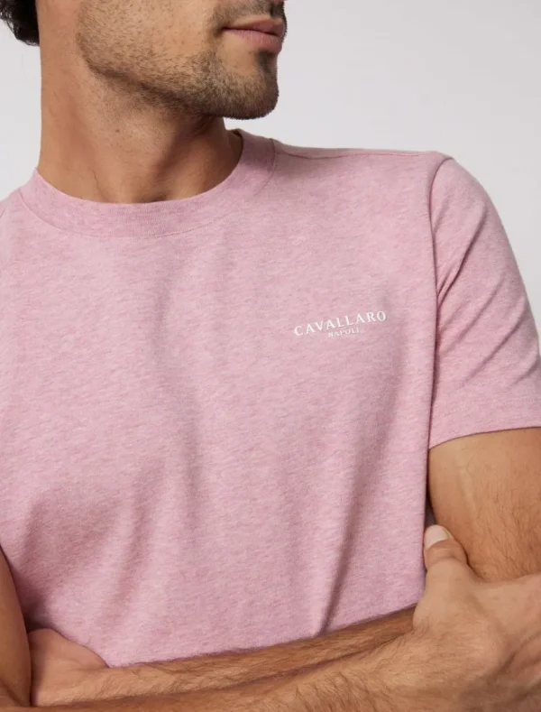 Online Cavallaro Napoli Lauro T-Shirt Roze Melange