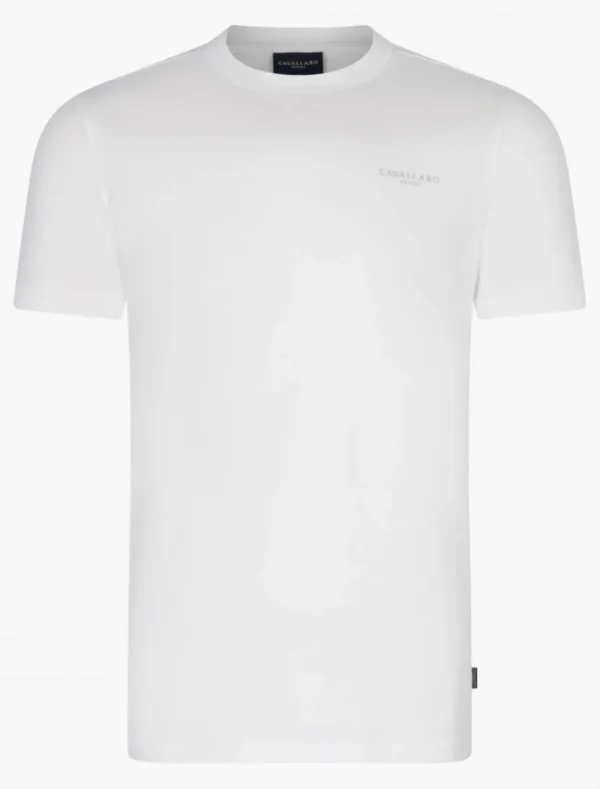 Clearance Cavallaro Napoli Lauro T-Shirt Off White