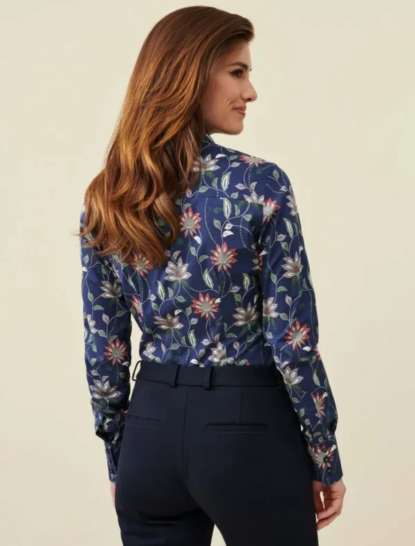 Cheap Cavallaro Napoli Marietta Blouse Dark Blue / Mid Gree
