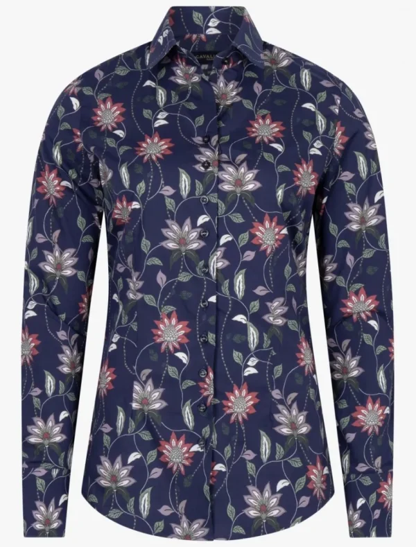 Cheap Cavallaro Napoli Marietta Blouse Dark Blue / Mid Gree