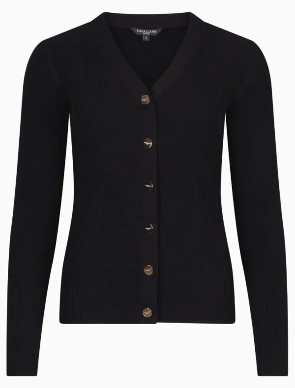 Online Cavallaro Napoli Masserina Vest Zwart