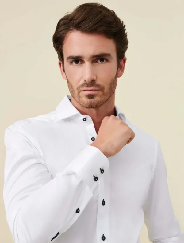 Flash Sale Cavallaro Napoli Maurio Overhemd Wit
