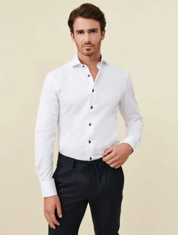 Flash Sale Cavallaro Napoli Maurio Overhemd Wit
