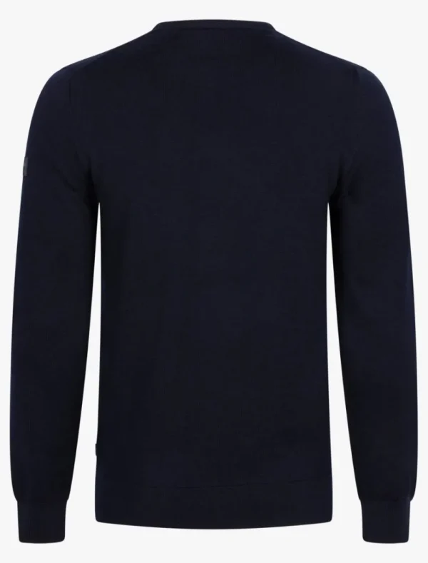 Fashion Cavallaro Napoli Merino V-Neck Trui Donkerblauw