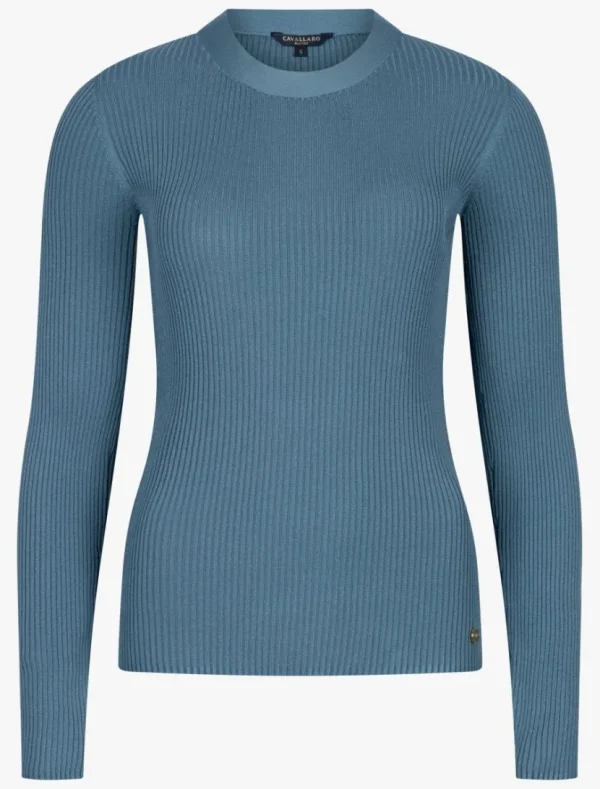 Online Cavallaro Napoli Mezzolara Top Light Petrol Blue
