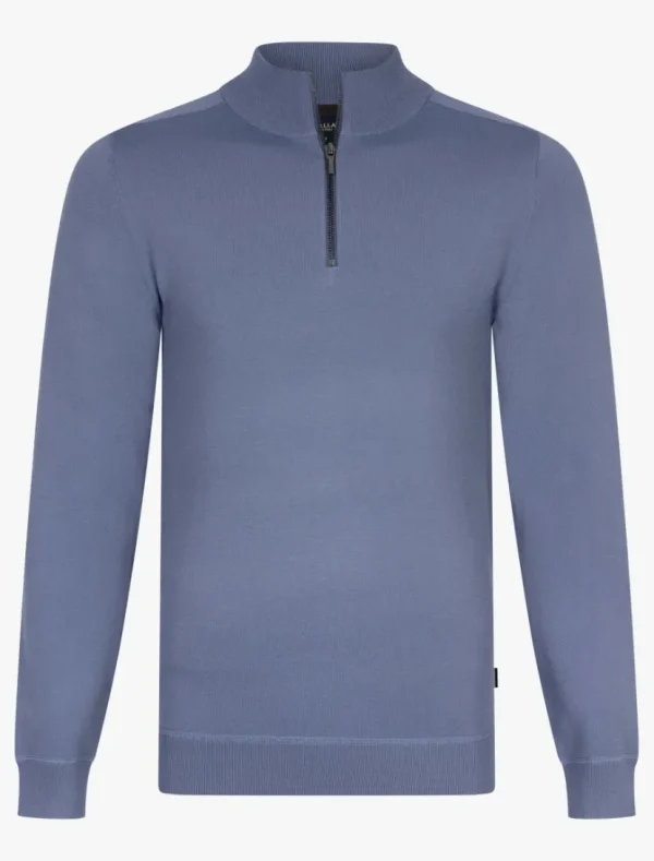 Flash Sale Cavallaro Napoli Mileno Half Zip Trui Blauw