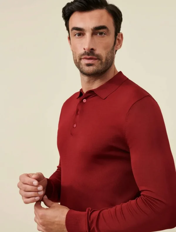 Store Cavallaro Napoli Mileno Polo Donkerrood