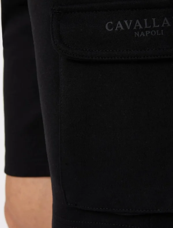 Shop Cavallaro Napoli Pescaro Cargo Short Zwart