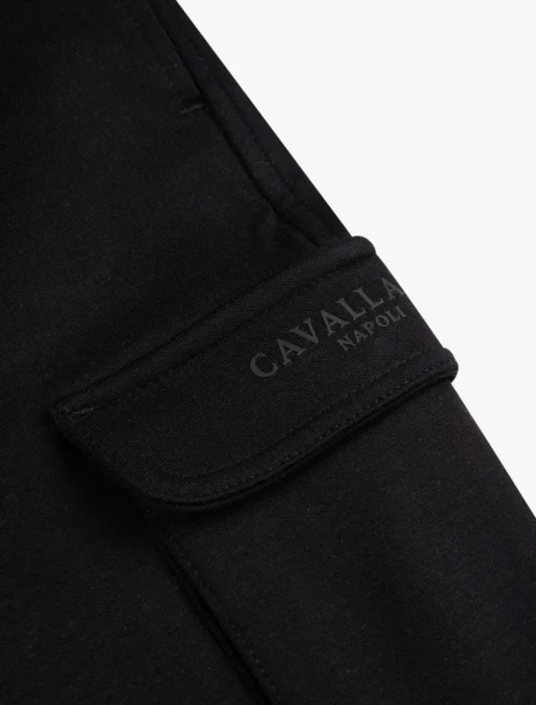 Shop Cavallaro Napoli Pescaro Cargo Short Zwart