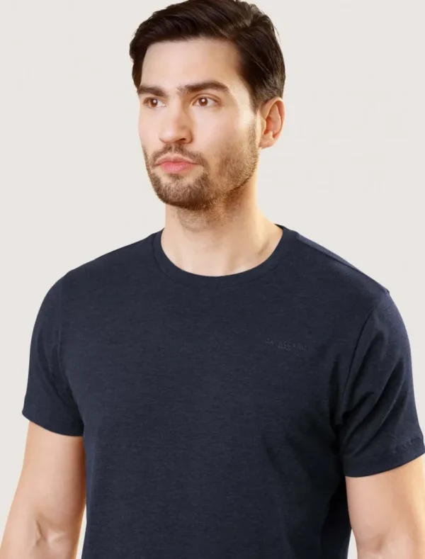 Hot Cavallaro Napoli Pescaro Relaxed T-Shirt Donkerblauw