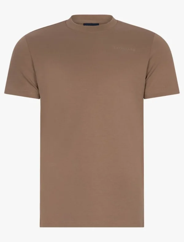 Outlet Cavallaro Napoli Pescaro Relaxed T-Shirt Bruin