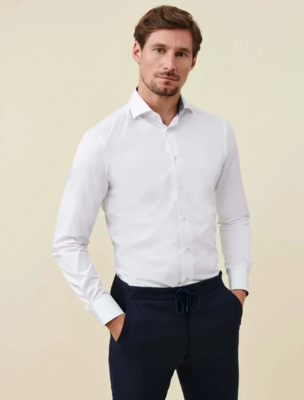 Hot Cavallaro Napoli Renardo Overhemd Wit