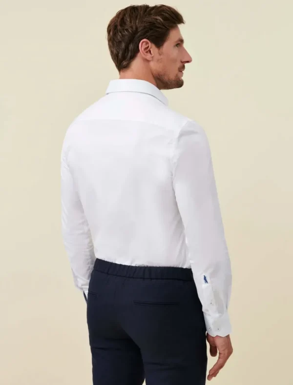 Hot Cavallaro Napoli Renardo Overhemd Wit