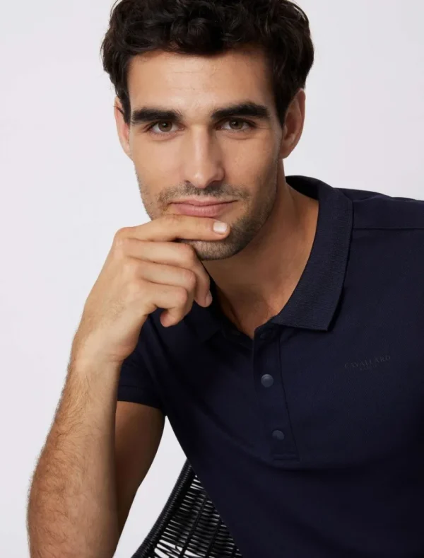 Outlet Cavallaro Napoli Sabini Polo Donkerblauw