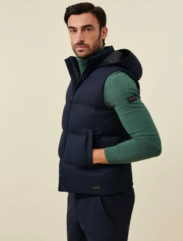 New Cavallaro Napoli Tanino Bodywarmer Donkerblauw