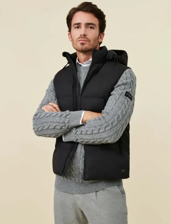 Sale Cavallaro Napoli Tanino Bodywarmer Zwart