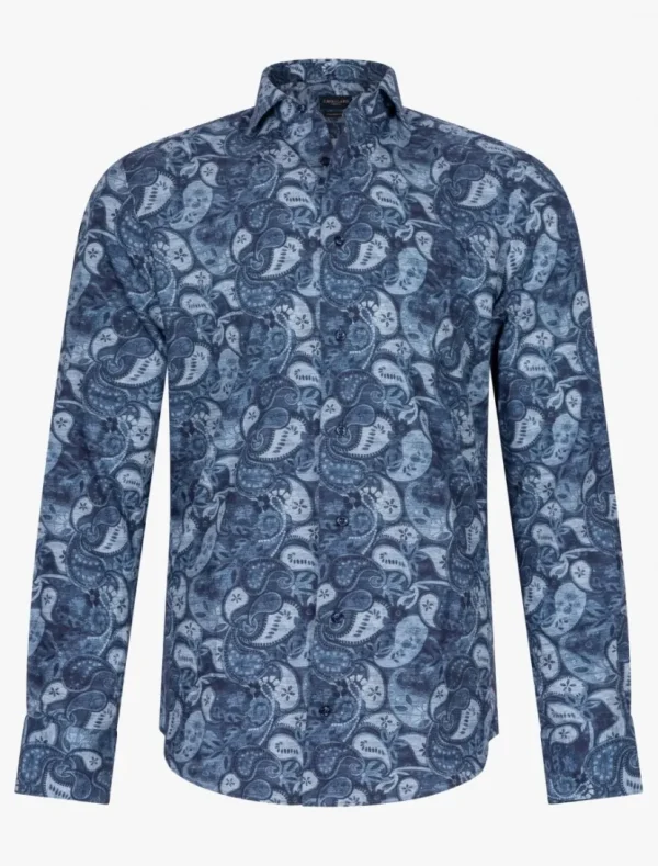 Flash Sale Cavallaro Napoli Tarenzio Overhemd Donkerblauw