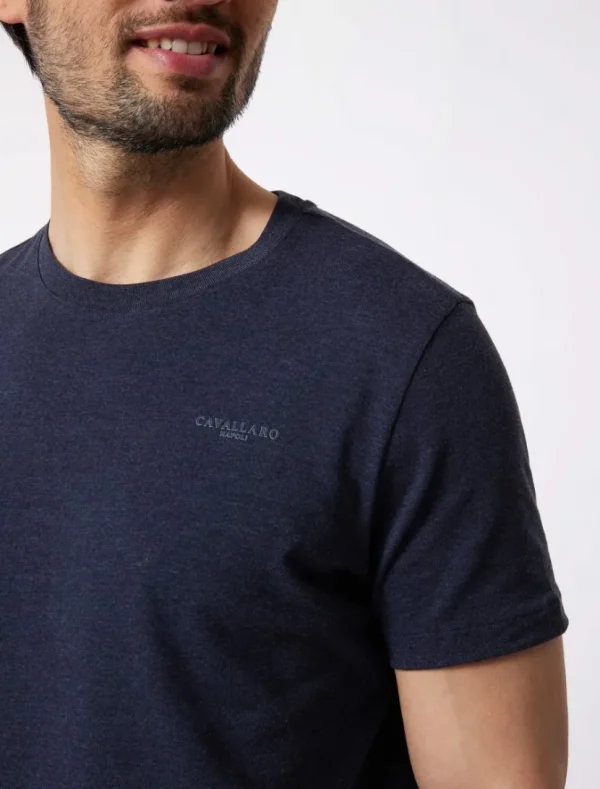 Shop Cavallaro Napoli Tassone T-Shirt Donkerblauw