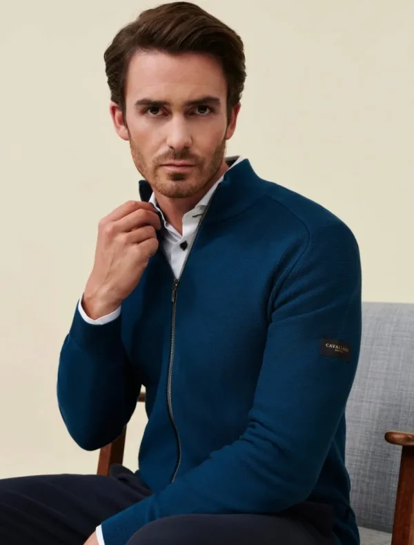 Flash Sale Cavallaro Napoli Trezzo Vest Petrol Blue